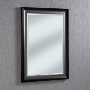 Marlow Home Co. Anfrenee Rectangle Wall Mirror Silver;Black 168cm H x 76cm W Image