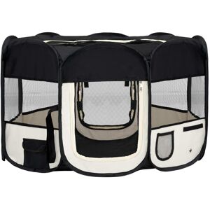 Archie & Oscar Lionel Dog Pen Black 61cm H x 125cm W x 125cm D Image