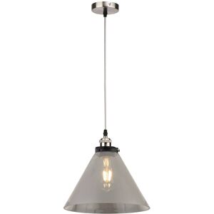 Borough Wharf Aadhiran 1 - Light Pendant Smoked/Chrome Image