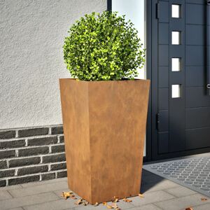 Latitude Run Planter Box Corten Steel 75cm H x 45cm W x 45cm D Image