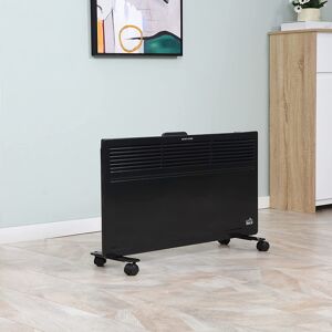 HOMCOM Electric Patio Heater Black 45.5cm H X 74cm W X 23cm D Image