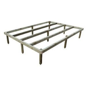 Empire Sheds Ltd 14 ft. W x 8 ft. D Timber Shed Base 8cm H X 422cm W X 234cm D Image