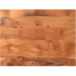 Alpen Home Table Top Rectangular Solid Wood Acacia Brown 3.8cm H x 70cm W x 50cm D Image