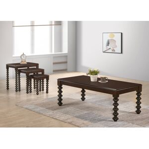 Marlow Home Co. Apollonia 3 Piece Nest of Tables Silver 53.8cm H X 57.5cm W X 37.5cm D Image