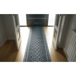 Marlow Home Co. Jorden Machine Woven Grey Indoor Rug Grey Runner 67 x 609.6cm Image