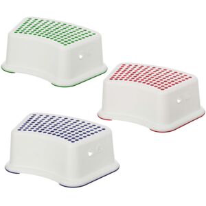Symple Stuff Swindle Bath Stool White;Green;Blue;Red 12cm H X 36cm W X 24cm D Image