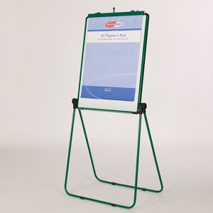 Symple Stuff Folding Flipchart Easel Green 172cm H X 79cm W Image