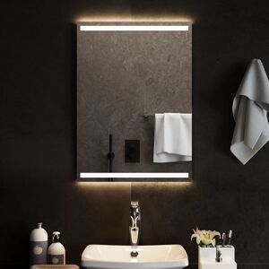 17 Stories Kareny Lighted Wall Mounted Bathroom Mirror 70cm H x 50cm W Image