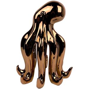 Breakwater Bay Knowlson Octopus Shape Decorative Sculpture for Living Room, Ceramic Craft Figurine Home Decor Ornament Brown 43cm H x 29cm W x 30cm D Image