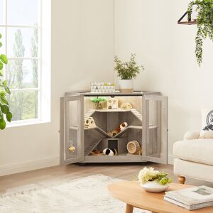Blue Elephant Ackerly Small Animal Modular Habitat Satin Black;Beige 79.2cm H x 116.1cm W x 68.8cm D Image
