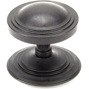 From The Anvil Art Deco Centre Door Knob External Beeswax 7.8cm H X 8.1cm W Image