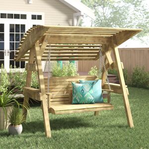 Freeport Park Tony Swing Seat with Stand Natural 180cm H X 189cm W X 162cm D Image