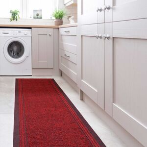 Marlow Home Co. Whitehouse Red Rug Red Runner 66 x 914cm Image