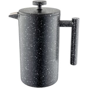 Grunwerg Café Olé CFD Cafetière, Double Walled Stainless Steel French Press Coffee Maker Black 22.5cm H x 15cm W x 13cm D Image