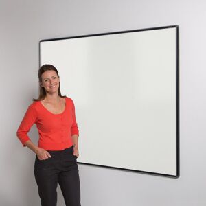 Symple Stuff Magnetic Whiteboard Black 120cm H x 120cm W Image