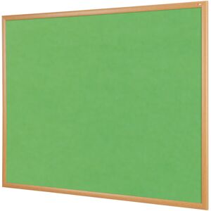 Symple Stuff Wall Mounted Bulletin Board Apple Green Loop Nylon 60cm H x 90cm W Image