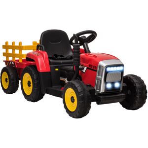 Seeneytown Zoomie Kids Tractors / Construction Battery Powered Ride on Toy with Remote Control Red 1 Image