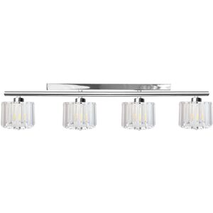 Ivy Bronx Canella 90cm Flush Mount Silver 17cm H X 90cm W X 13cm D Image