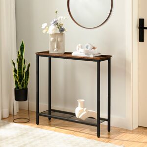 Borough Wharf Adriann 75cm Console Table Brown 75cm H X 75cm W X 24cm D Image