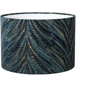 Bloomsbury Market Silk/Shantung Drum Lamp shade Teal 25cm H x 40cm W x 40cm D Image