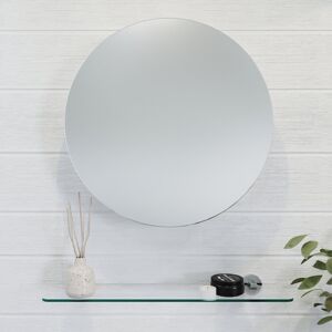 Croydex Fife 50cm x 50cm Surface Mount Mirror Cabinet Stainless Steel 500.13mm H X 500.13mm W X 109.98mm D Image