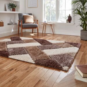 Ivy Bronx Avichai area rug Machine Woven Rectangle Beige Beige/Brown Rectangle 160cm x 220cm Image