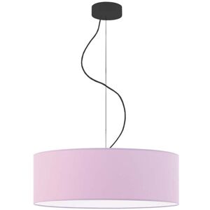 17 Stories Aubryelle 3 - Light Drum Pendant Black/Light Violet 120cm H x 50cm W x 50cm D Image