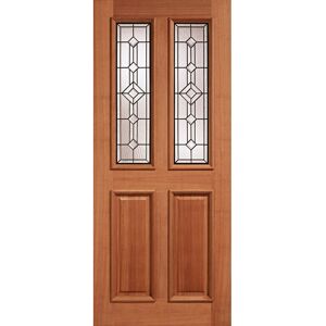 LPD Doors Derby Glazed Hardwood External Door 2083mm H x 864mm W x 44mm D Image