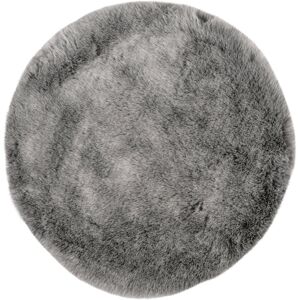 Fairmont Park Byrone Uni Hand-tufted Hand Tufted Area Rug Silver Round 160cm Image