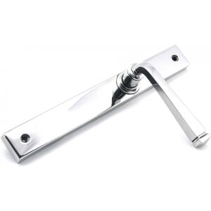 From The Anvil Avon Dummy Door Handle Kit Polished Chrome 76cm H X 12.5cm W Image