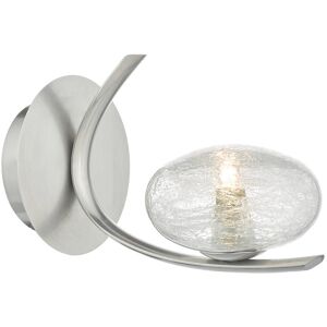 Latitude Run Mcginnis 1-Light Armed Sconce Satin Chrome 12cm H X 11cm W X 20cm D Image