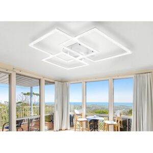 Ivy Bronx Birkle Crystal Led Flush Mount White 11cm H X 75cm W X 45cm D Image