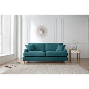 Three Posts Galilee 3 Seater Sofa Manhattan Emerald 95cm H X 189cm W X 96cm D Image