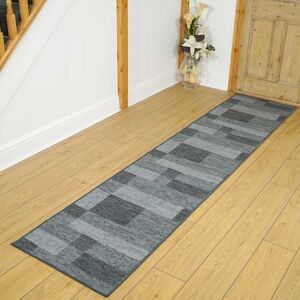 Latitude Run Tulon Icona Looped/Hooked Grey Rug Grey Rectangle 100 x 180cm Image