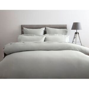 Belledorm 600 TC 100% Cotton Range Cotton 600 TC Duvet Cover Set Platinum Double Duvet Cover + 2 Standard Pillowcases Image