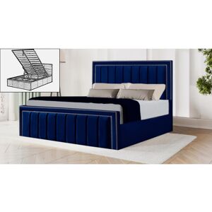 Brayden Studio Luciana Storage Bed Blue Double (4'6) Image