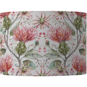 Voyage Maison Varys 46cm Cotton Drum Lamp Shade Red 21cm H x 30cm W x 30cm D Image