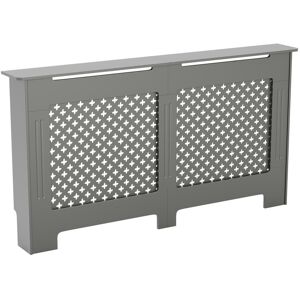 Belfry Heating Reta Radiator Cover Grey 82cm H x 151cm W x 19cm D Image