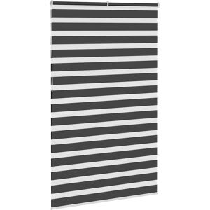 George Oliver Zebra Blind Polyester Black 145cmW x 230cmL Image