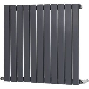 Belfry Heating Shonta Horizontal Single Flat Panel Radiator Anthracite 60cm H x 74.8cm W Image