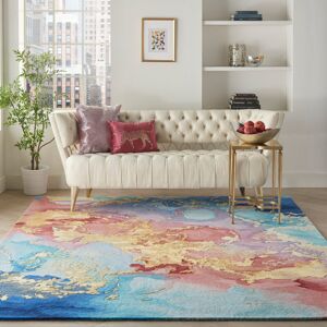 Longweave Prismatic Tufted Brown/Blue Rug Brown/Blue Rectangle 168 x 226cm Image