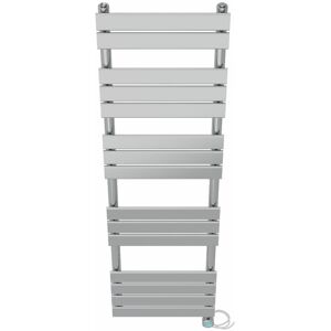 Symple Stuff Prefilled Electric Flat Panel Heated Towel Rail Chrome 160cm H x 45cm W x 6.2cm D Image