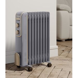 Swan Retro 2,000 Watt Electric Heater Grey 65cm H X 14.5cm W X 44cm D Image