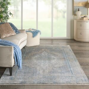 Latitude Vive Camyria Persian Blue;Grey;Brown Area Rug Cream Blue Rectangle 244 x 305cm Image