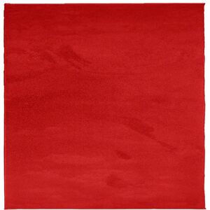 Fairmont Park Inloes Solid Colour Machine Woven Red Area Rug Red Square 160cm Image