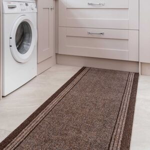 Marlow Home Co. Whitefield Brown Rug Brown Runner 66 x 640cm Image