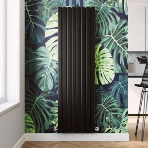 Brayden Studio Camaran Vertical Designer Radiator Black 180cm H x 54cm W x 4.7cm D Image