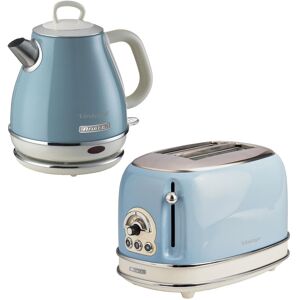 Ariete Vintage 1L Jug Kettle & 2 Slice Toaster Blue Blue Image