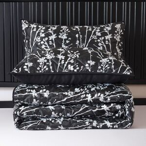 Marlow Home Co. Abhipsa Luxury Jacquard Bedspread Sets Black Single Bedspread - 1 Sham Image