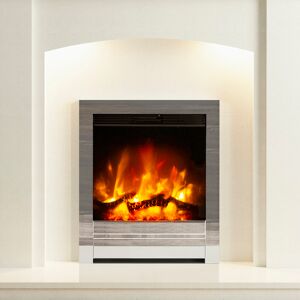 Flare Beam Edge 16" Inset Electric Fire Chrome 59.3cm H X 50.9cm W X 11.2cm D Image